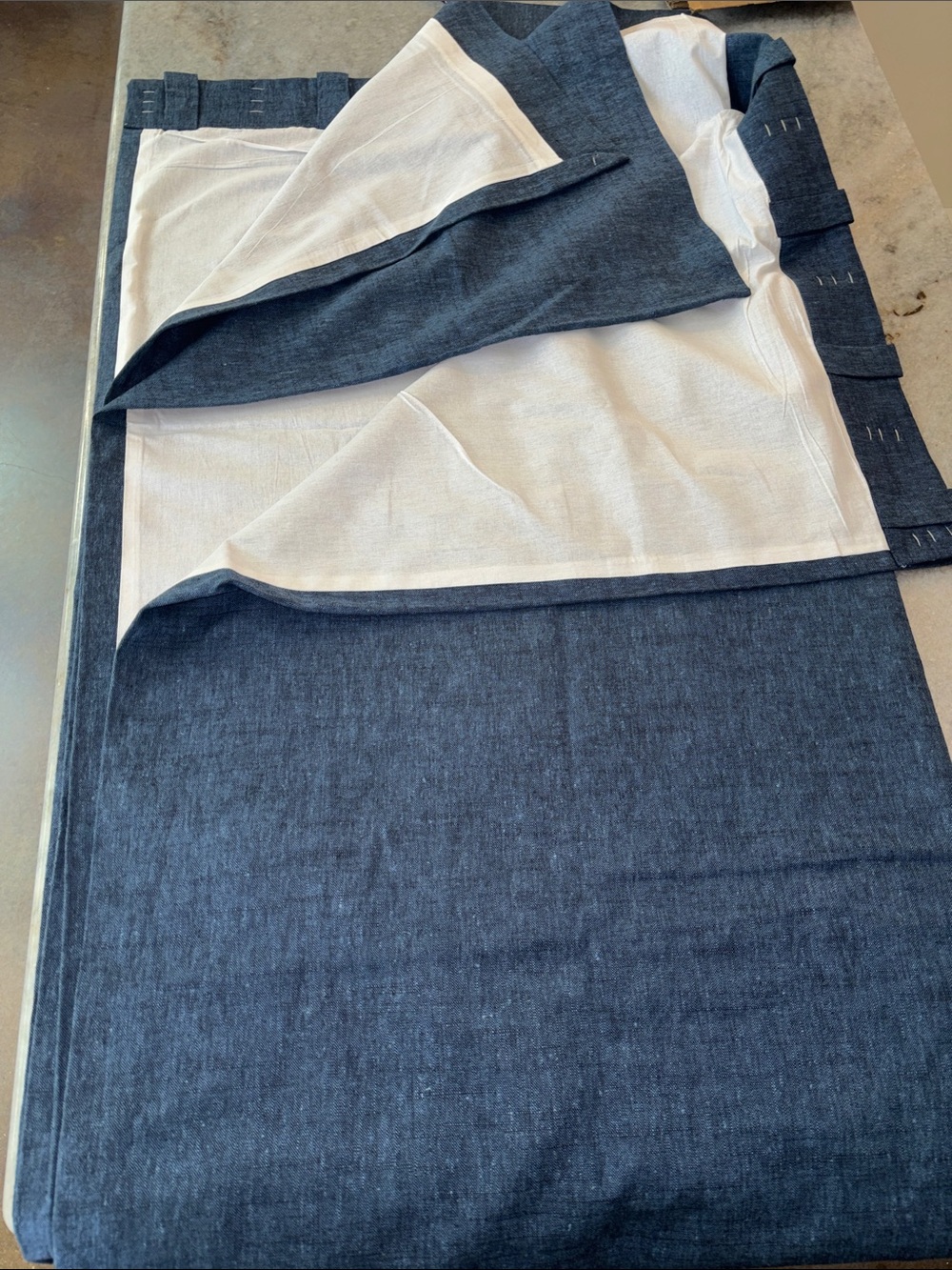 Pottery Barn Linen Blend Curtains/2 panels 50x96 inches